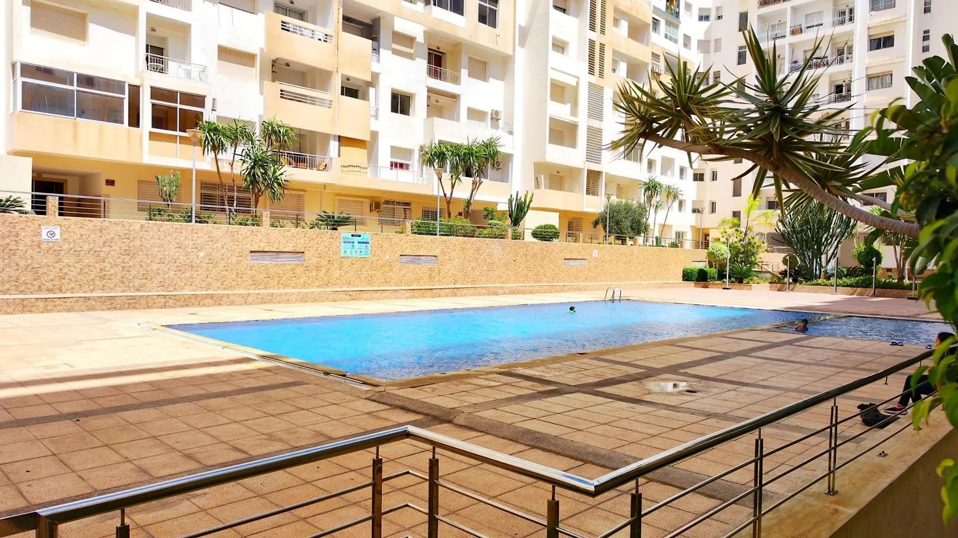 New Luxury Apartment With Style, Balcony And Pool Agadir