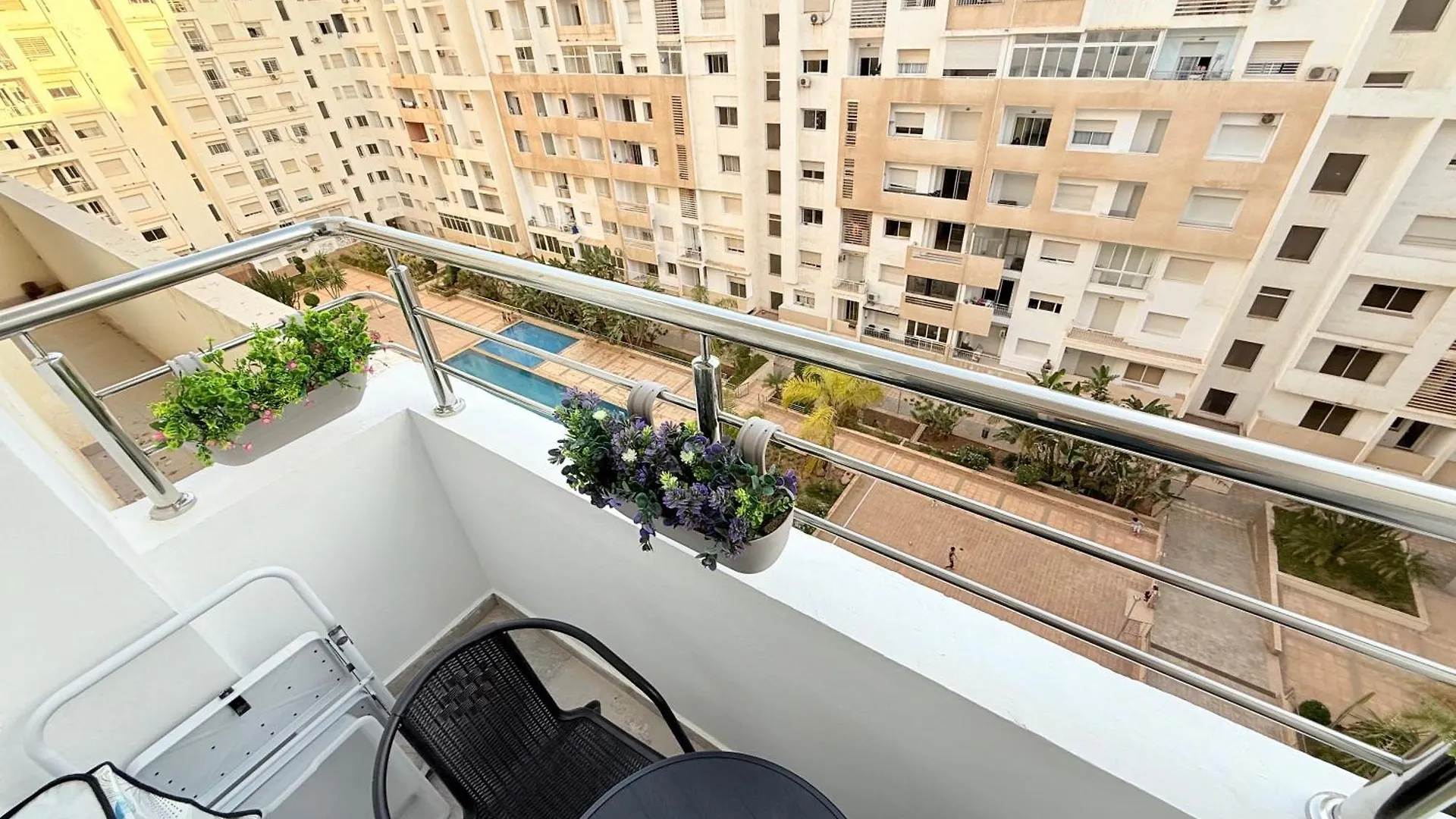New Luxury Apartment With Style, Balcony And Pool Agadir Maroko